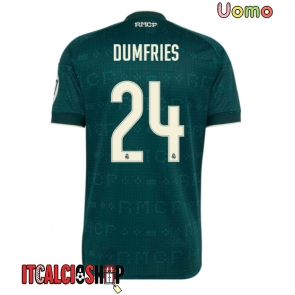 Real Madrid Denzel Dumfries #24 Seconda Maglia 2026-27 Manica Corta